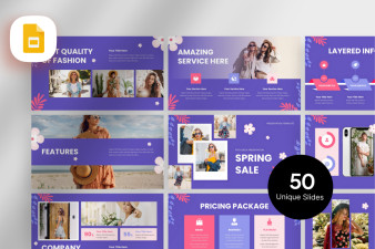 Spring Sale Pitch Deck Google Slide Template